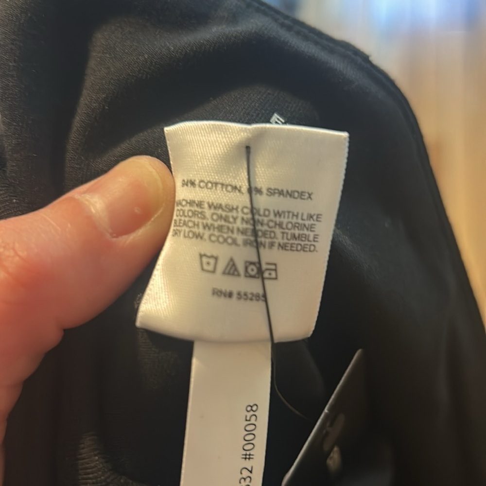 Express Black Straight Leg Pants - Picture 4 of 4